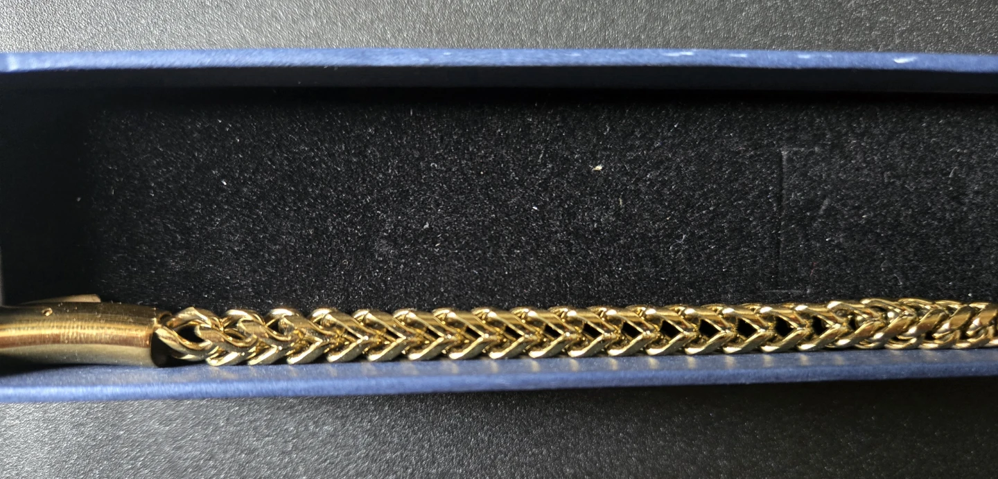 Luxurious 18K laminated gold Bracelet - photo 2