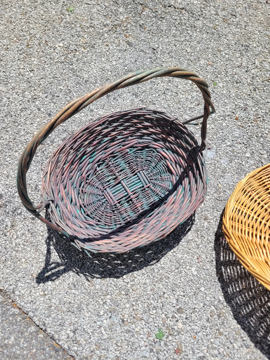 Woven Basket with Handle
