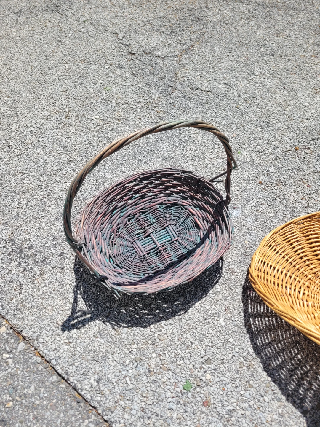 Woven Basket with Handle - photo 2