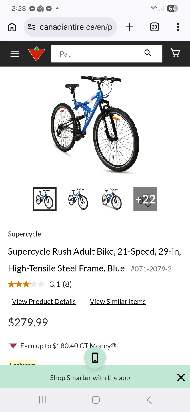 Supercycle Rush Adult Bike - Blue - photo 2