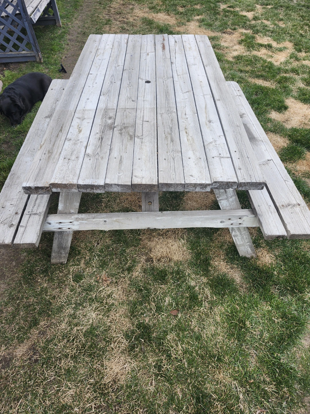 Wooden Picnic Table - photo 3