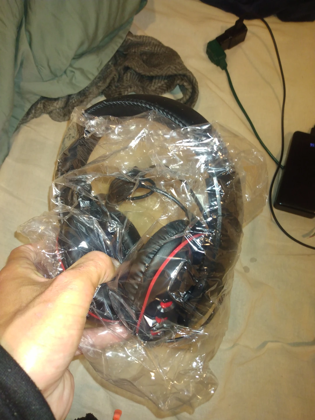 Brand New Black & Red Gaming Wired Headphones