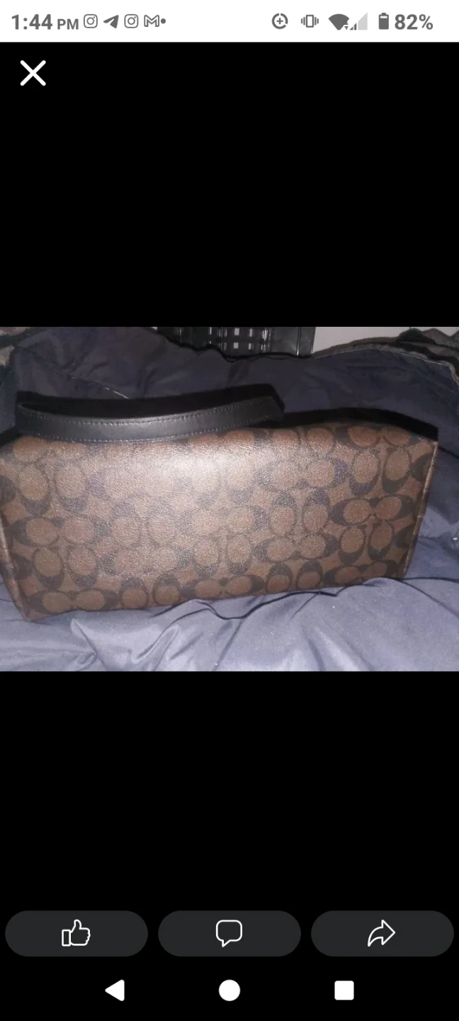 Coach Signature Pattern Shoulder Bag - photo 5