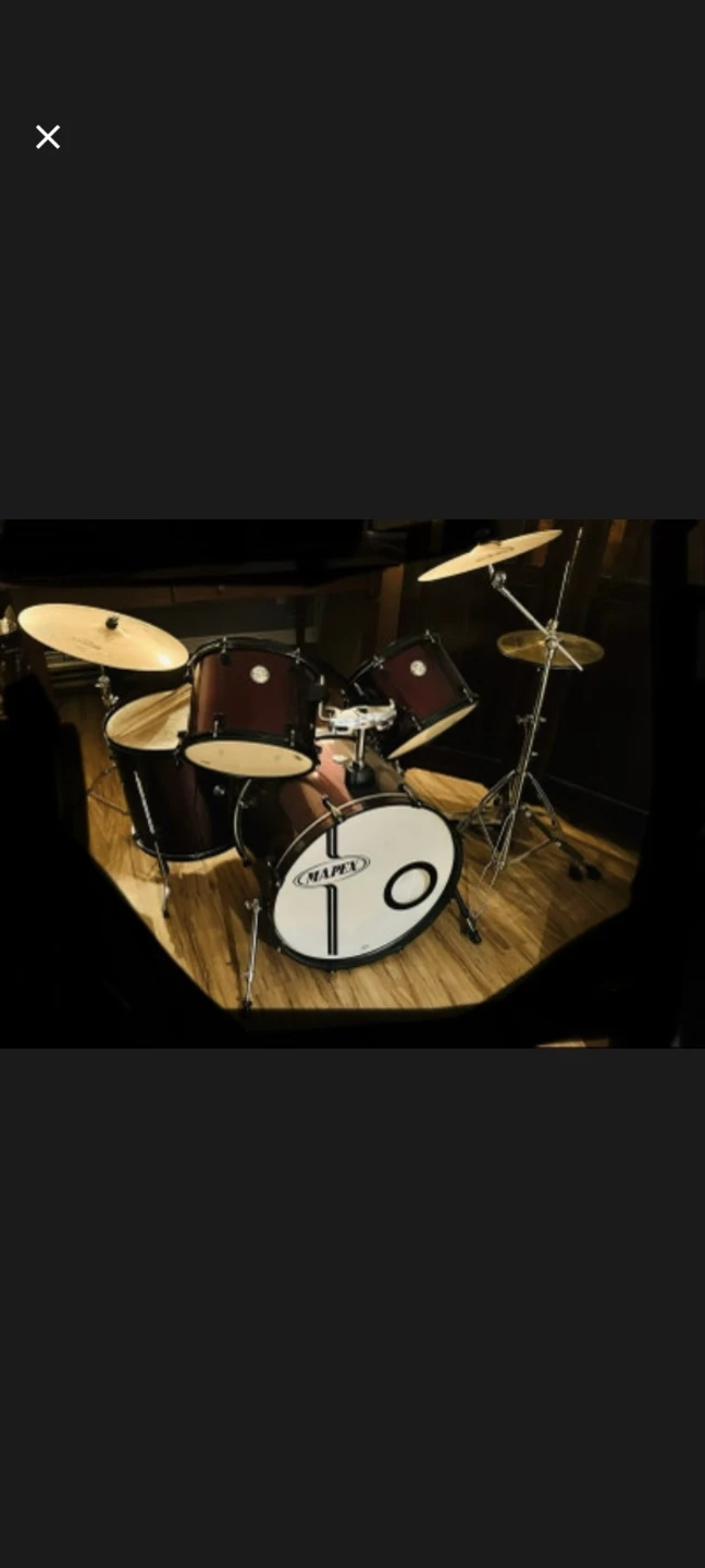 Mapex Drum Set with Sabian Cymbals