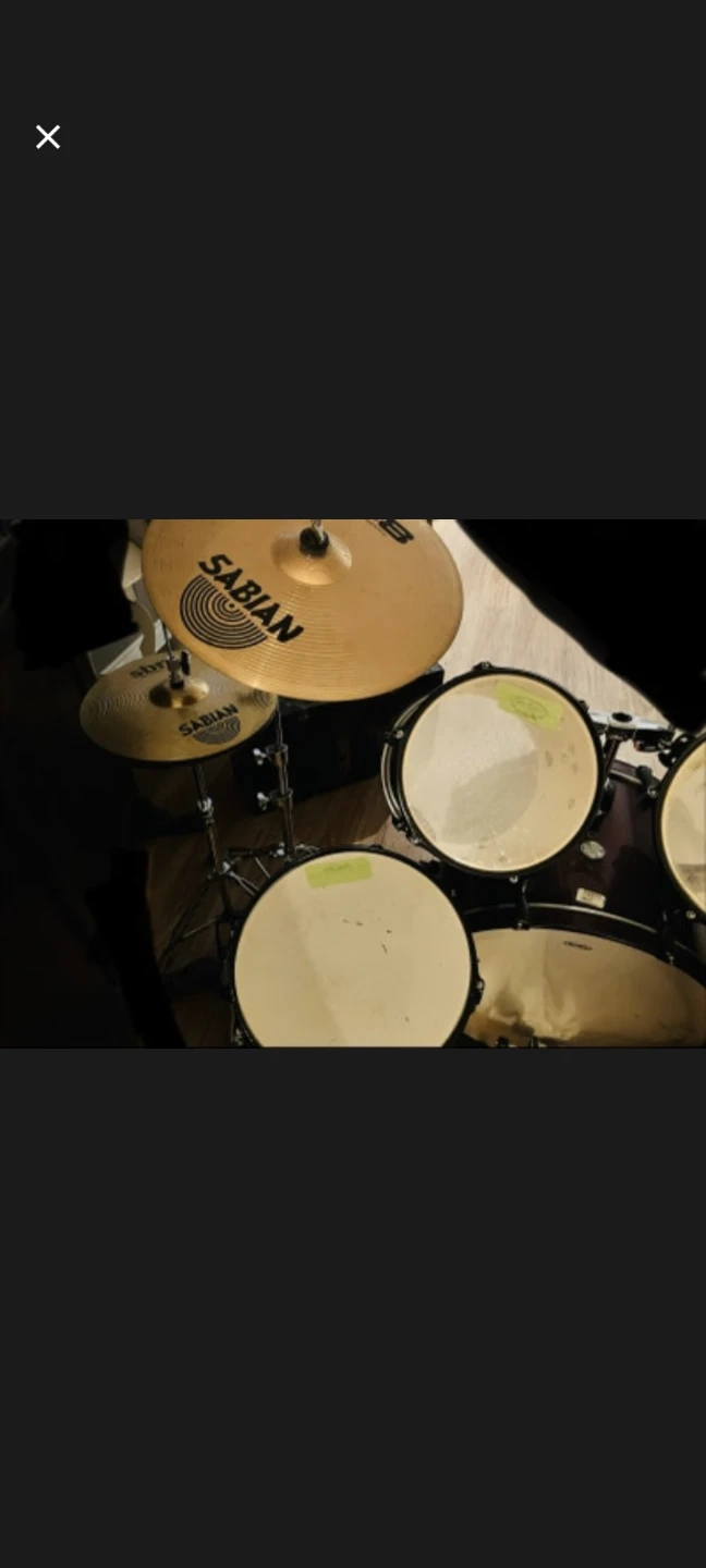 Mapex Drum Set with Sabian Cymbals - photo 2