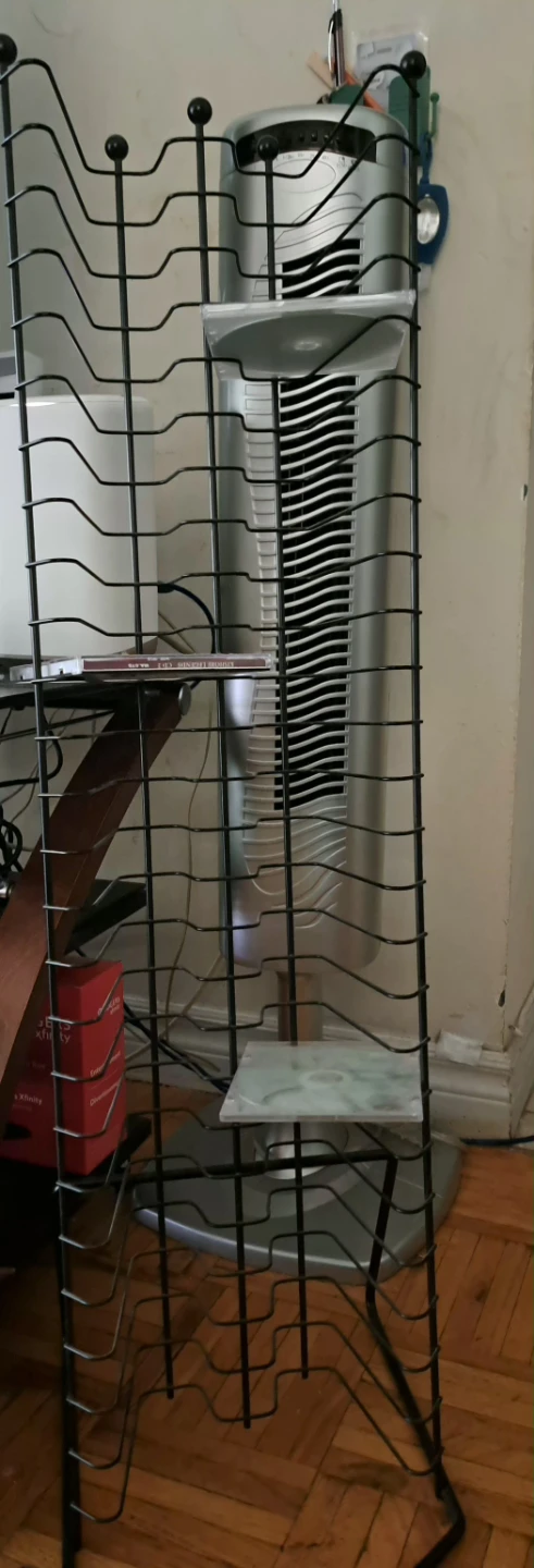 Black Metal CD/DVD Storage Shelf - photo 2