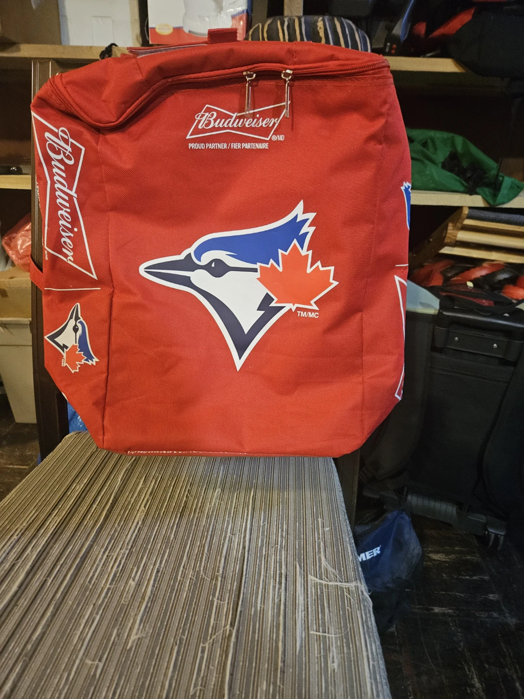 Budweiser Toronto Blue Jays Cooler Backpack - photo 2