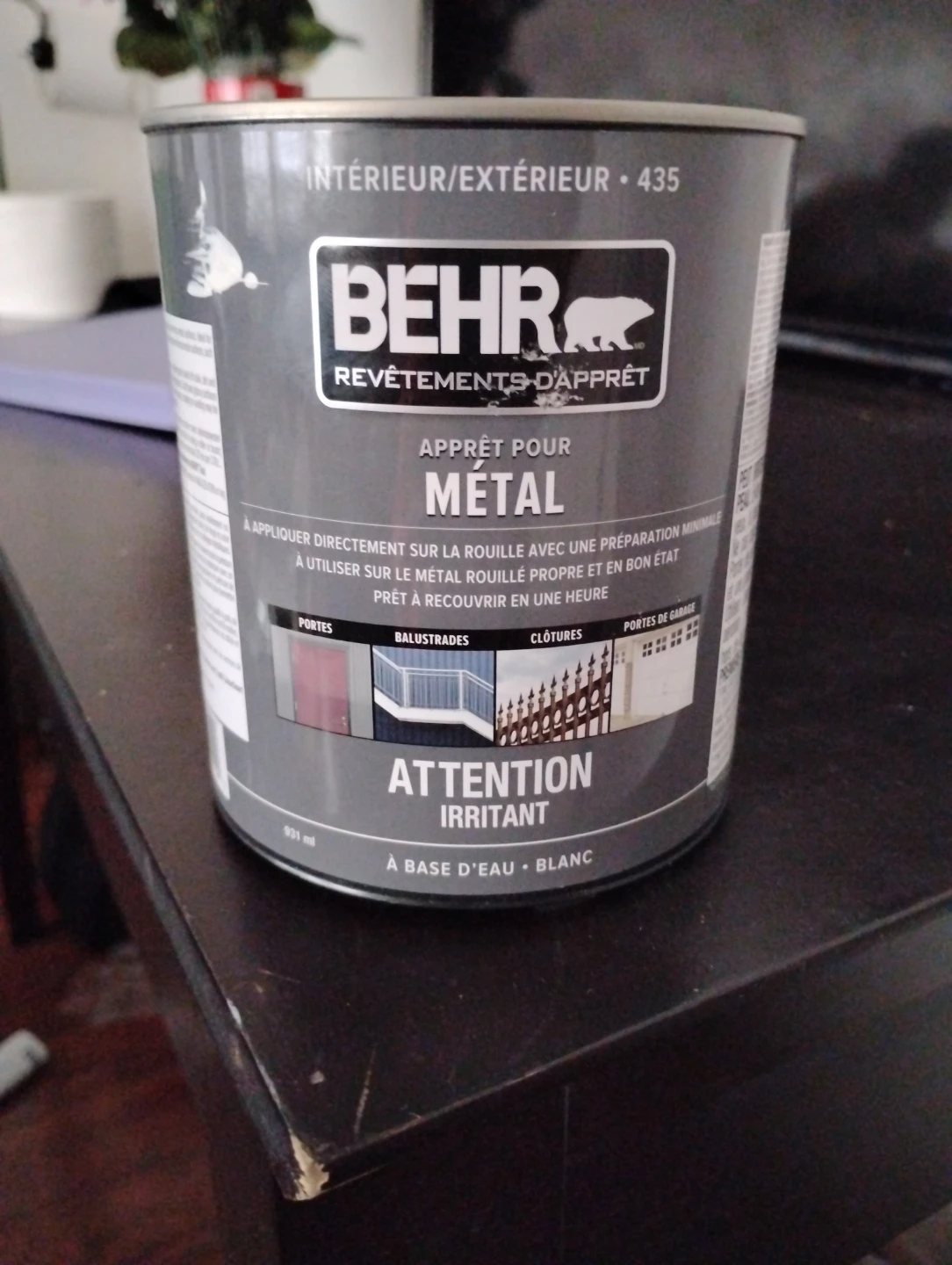BEHR Interior/Exterior Metal Primer - White