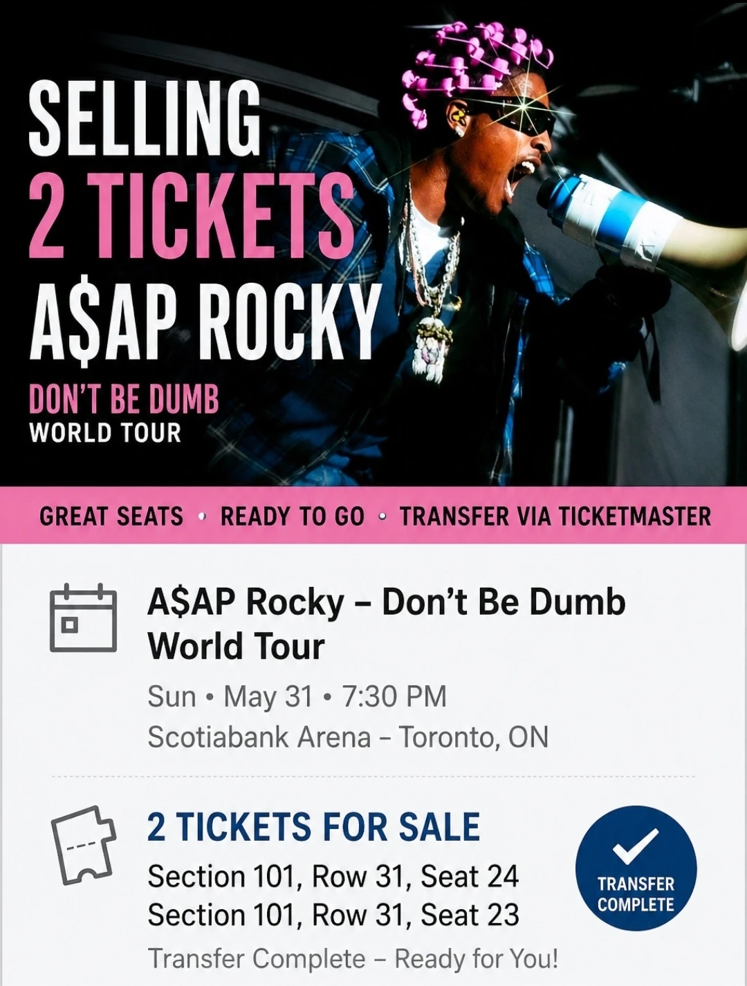 A$AP Rocky - Don't Be Dumb World Tour