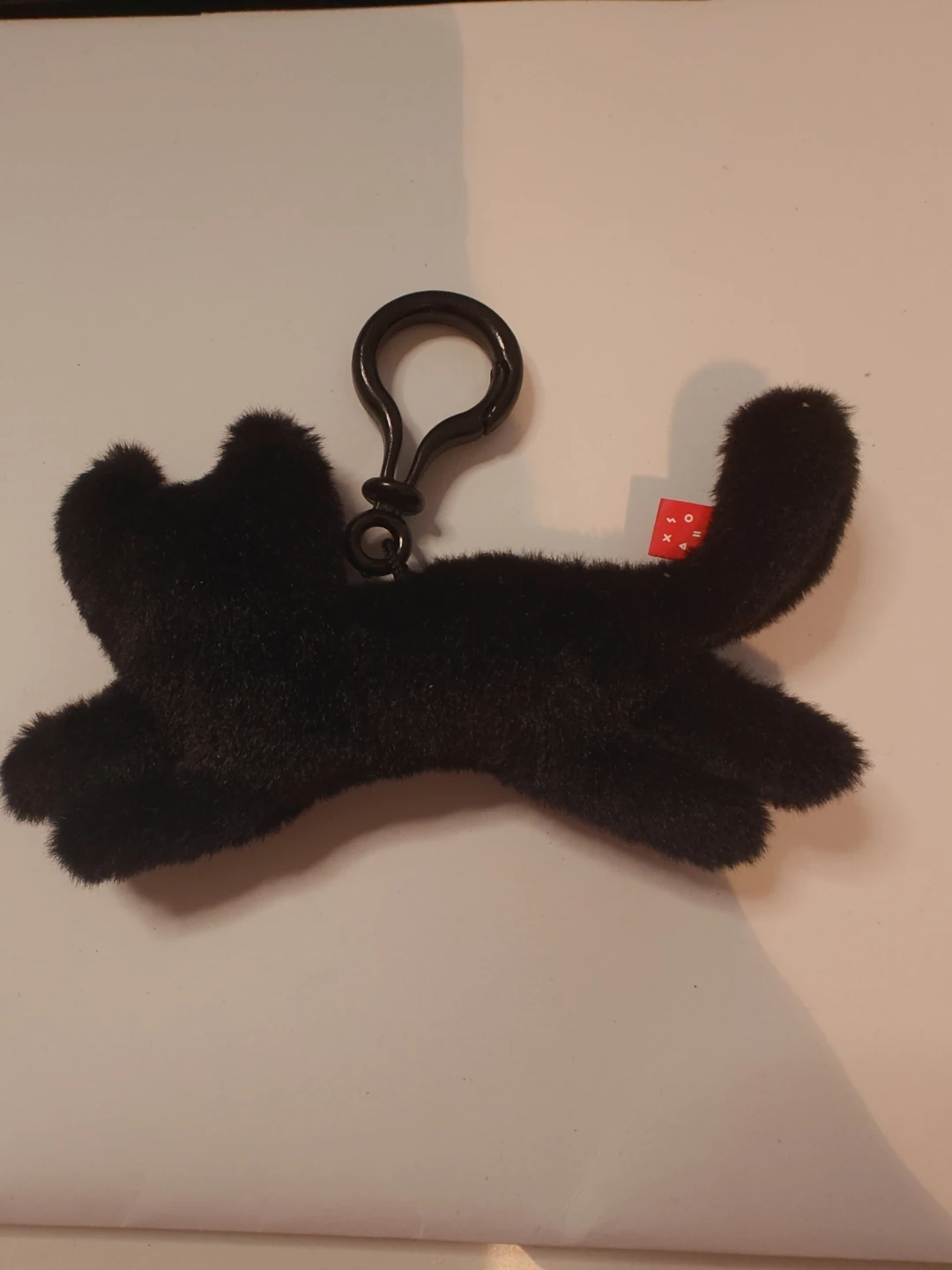 Black Cat Plush Keychain - photo 2