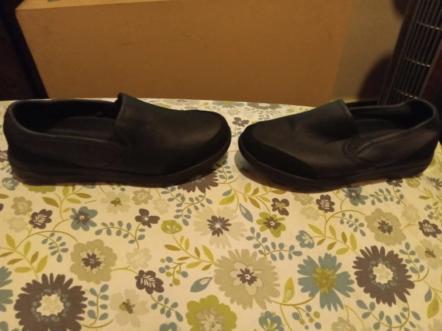 Black Slip-On Shoes. Tred safe