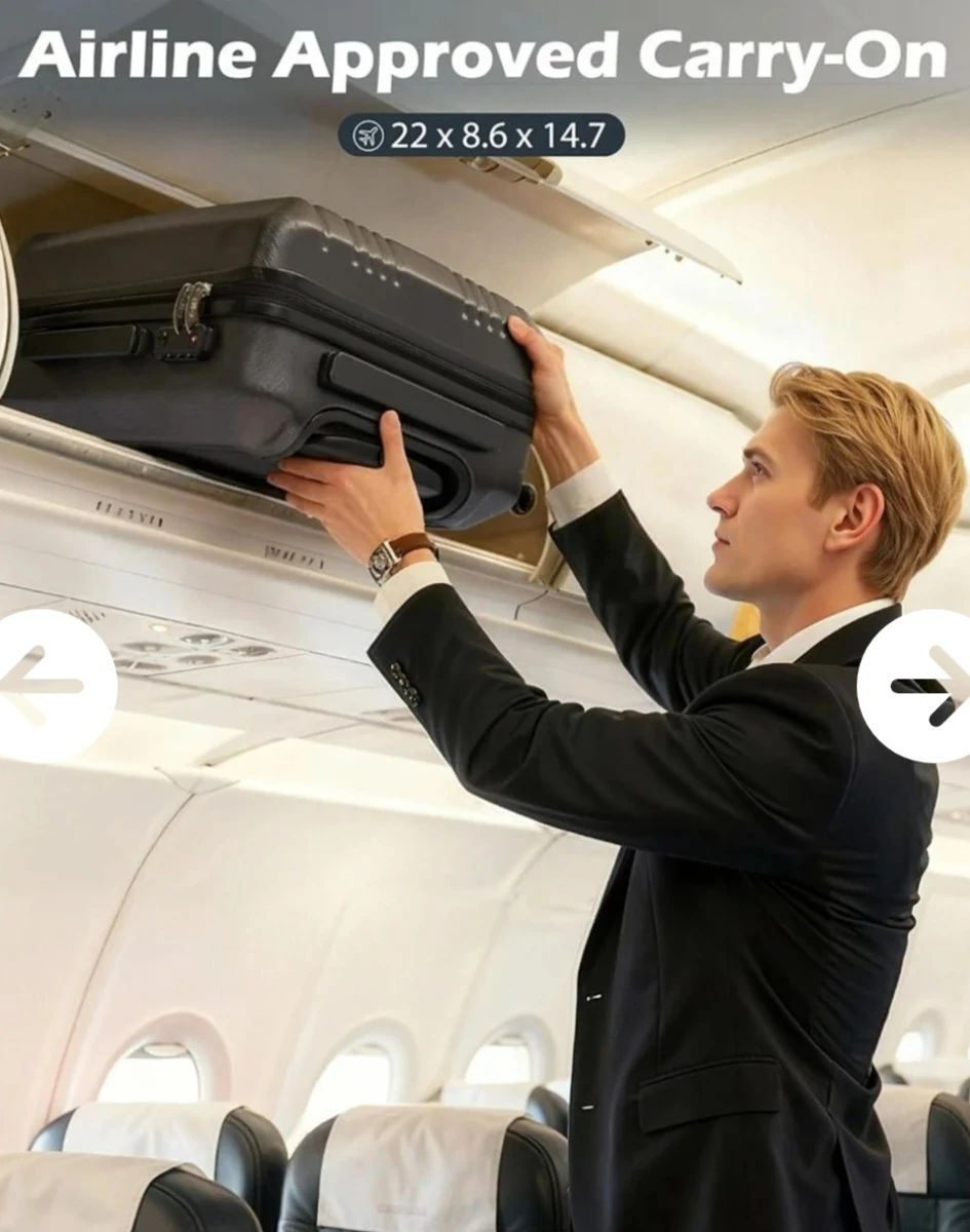 20" Carry-On Spinner Luggage - photo 4