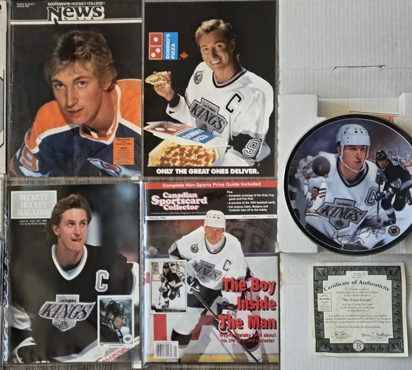 Rare Vintage Wayne Gretzky Massive Memorabilia Collection - photo 2
