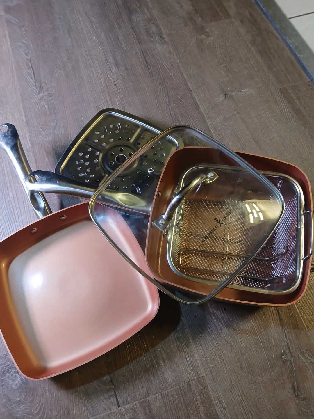 Copper Chef Square Pan Set