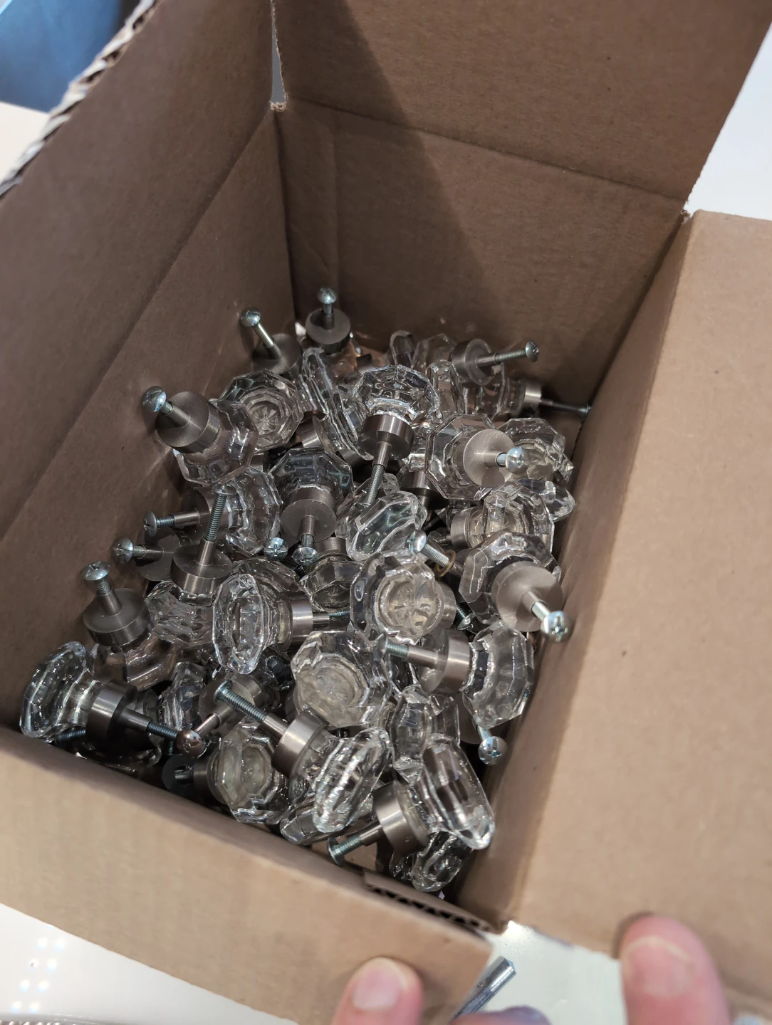Crystal Glass Cabinet Knobs - Set of 72 - photo 4
