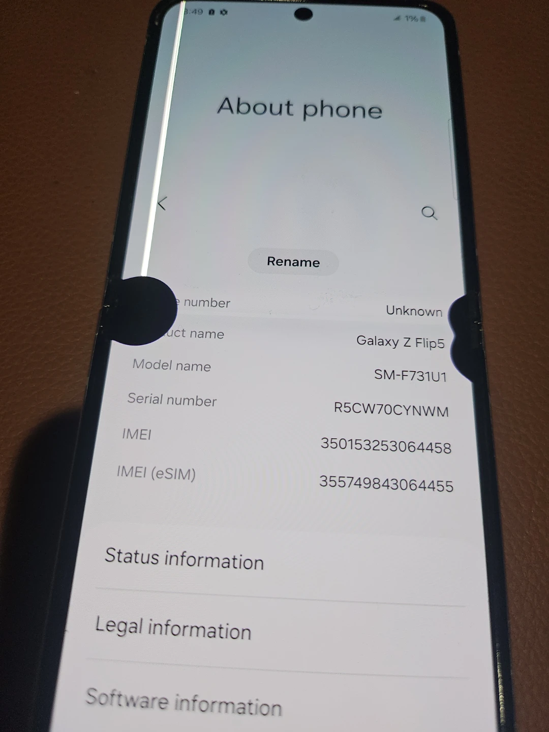 Samsung Galaxy Z Flip5 SM-F731U1 - photo 5