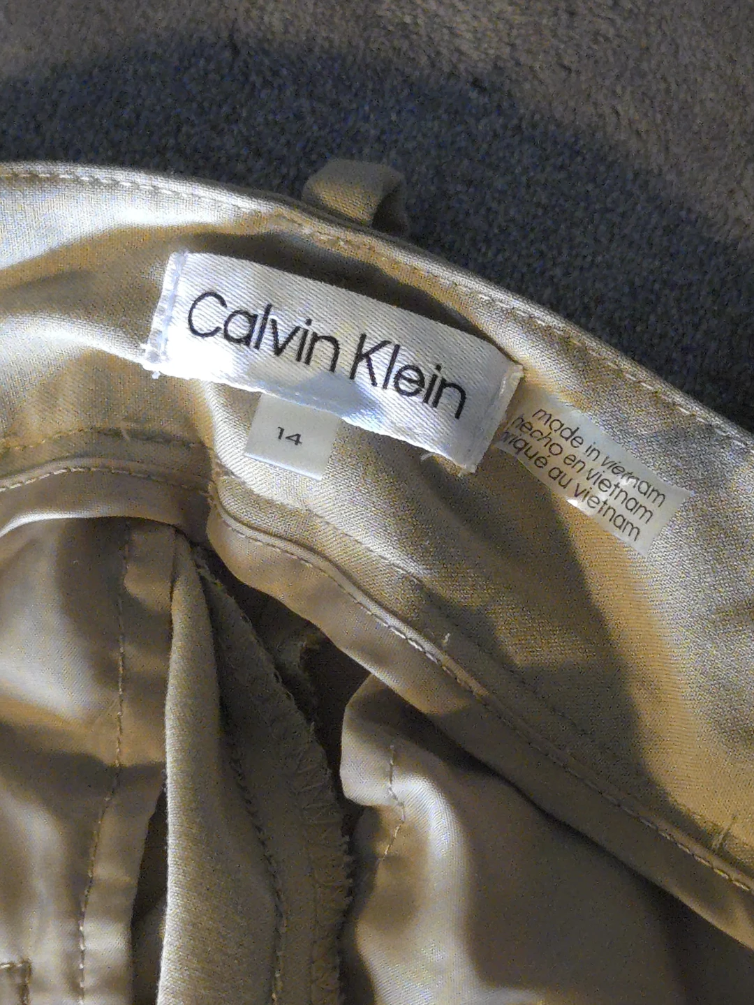 Calvin Klein Women's Khaki Pants Size 14 - photo 4