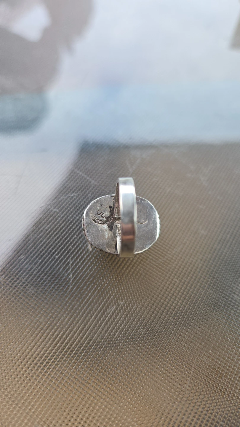 Vintage Sterling Silver Poison Ring - photo 2