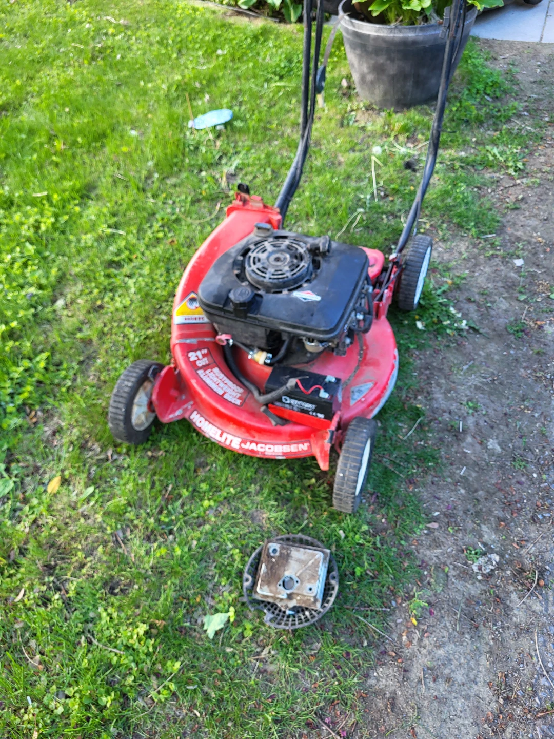 Almost done Project Homelite Jacobsen Lawn Mower