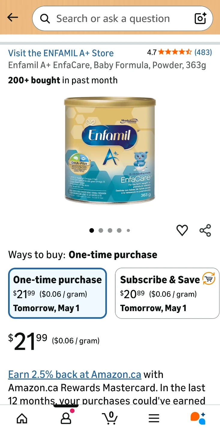 Enfamil A+ EnfaCare Baby Formula 363g - photo 4