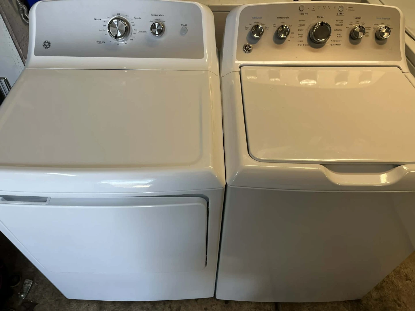 GE Washer and Gas Dryer Set