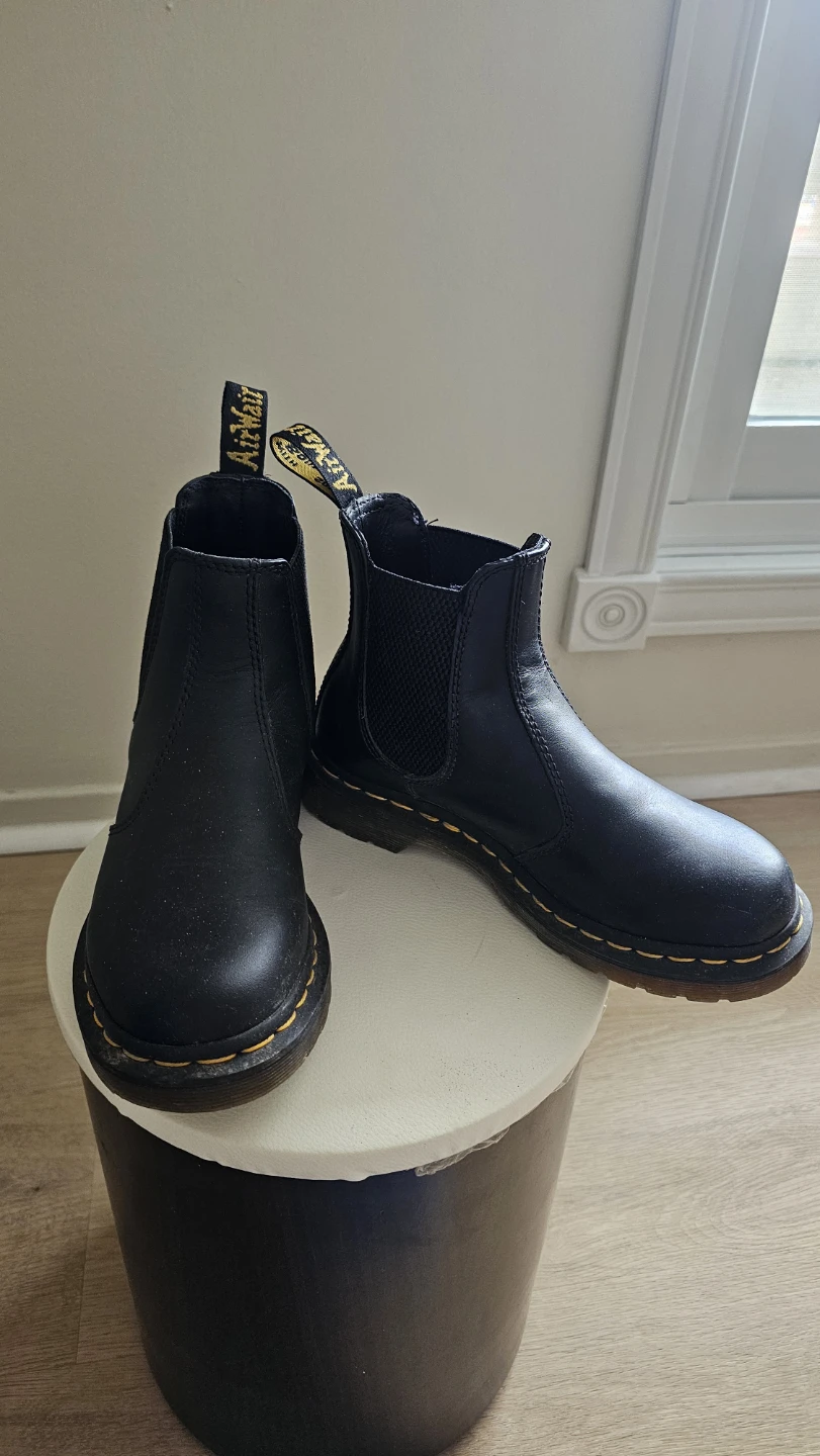 Dr. Martens Black Leather Chelsea Boots