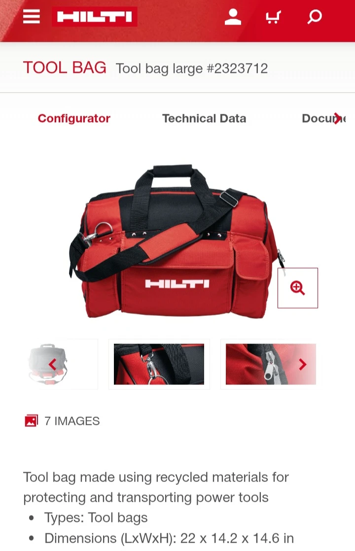 Hilti Tool Bag Large