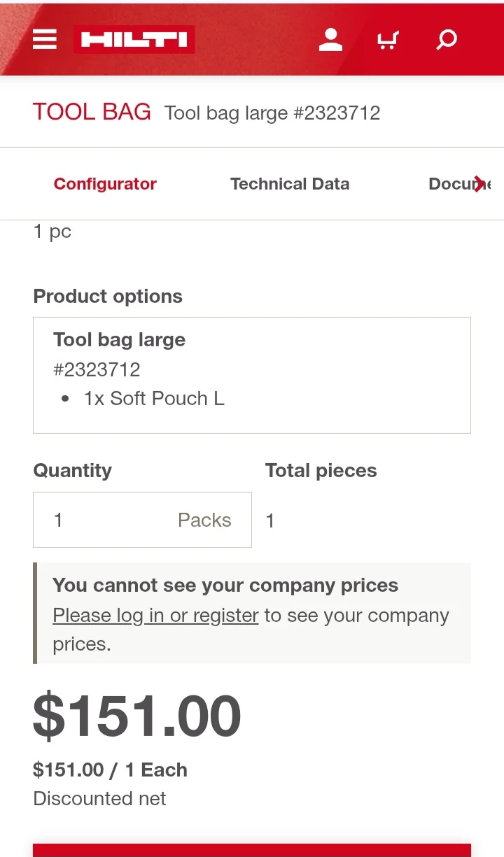 Hilti Tool Bag Large - photo 2