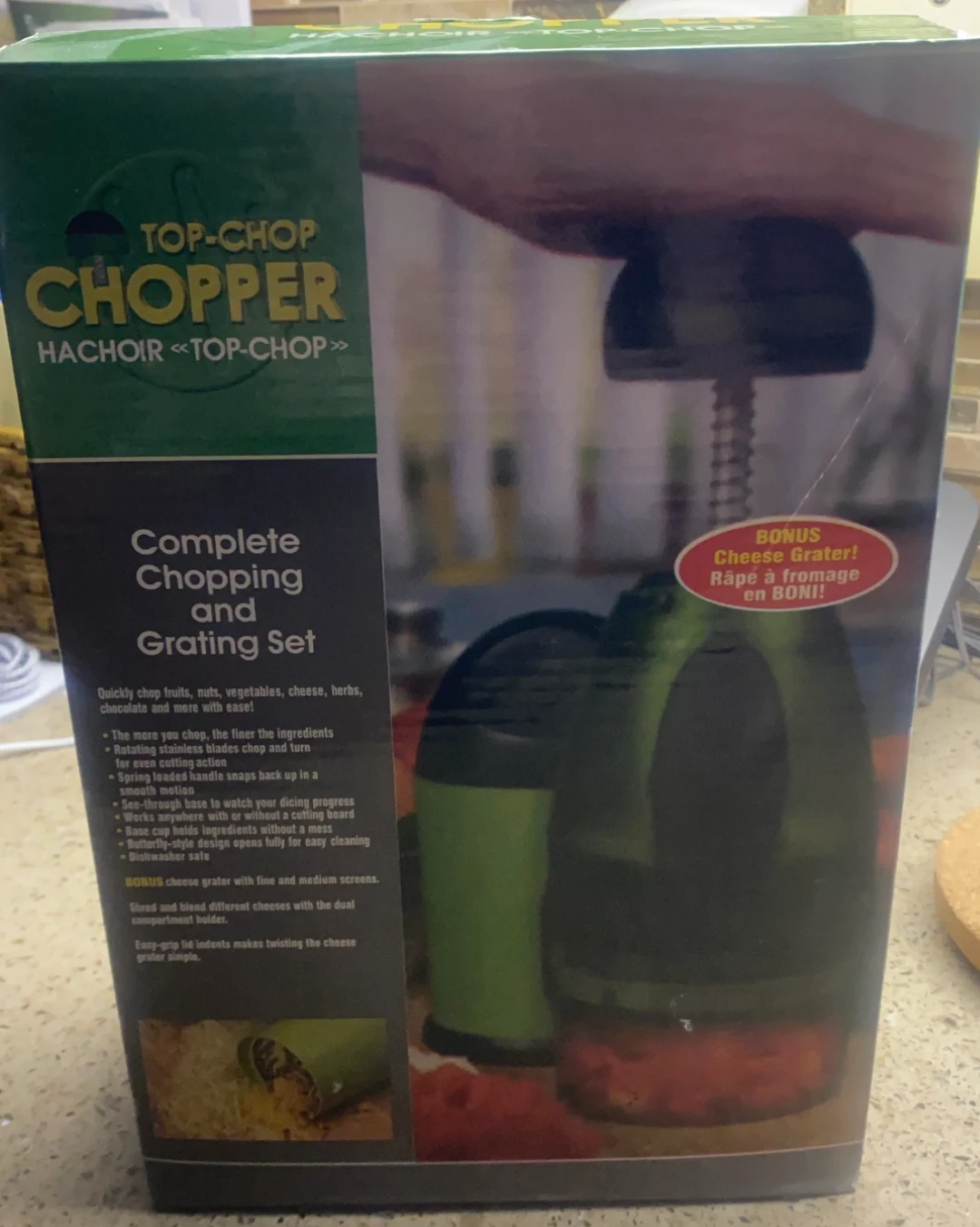 Manual Food Chopper and cheese grater