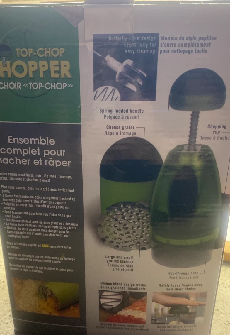 Manual Food Chopper and cheese grater - photo 2
