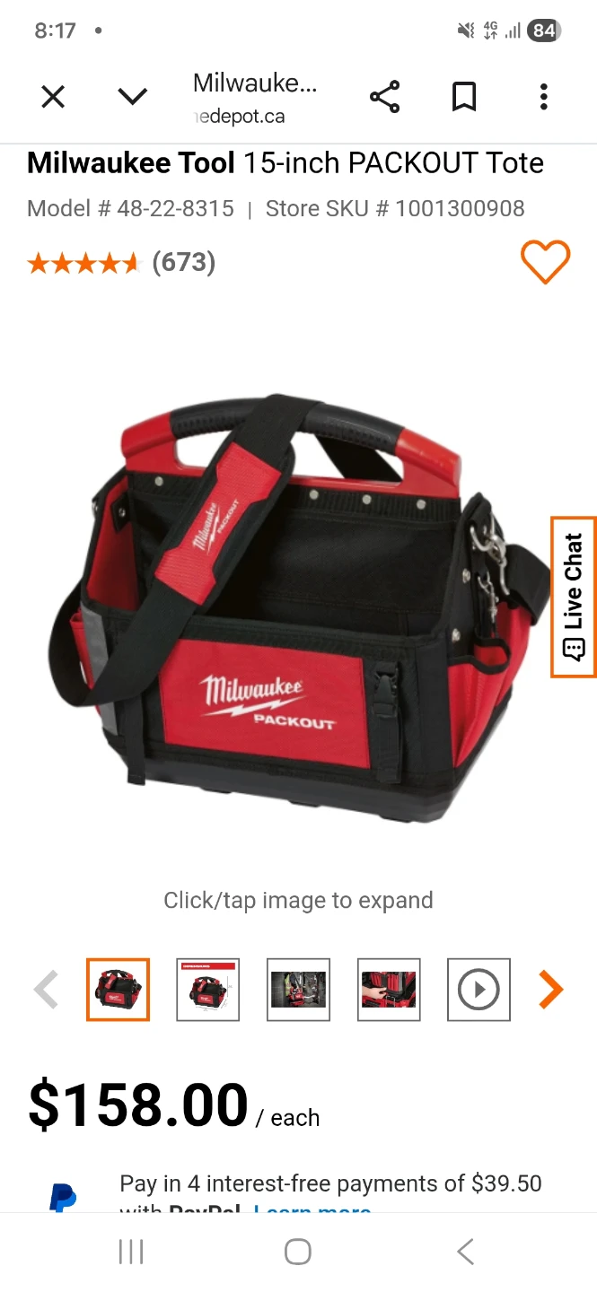 Milwaukee Tool 15-inch PACKOUT Tote