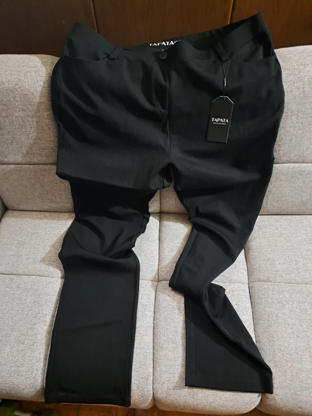 TAPATA Black Wide Leg Pants - Size Medium