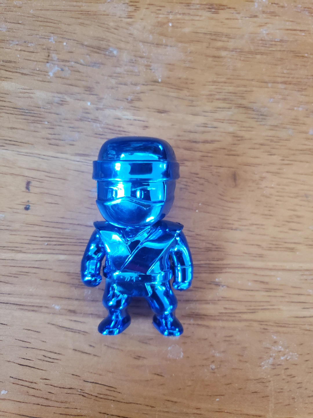 Metallic Blue Ninja Figure
