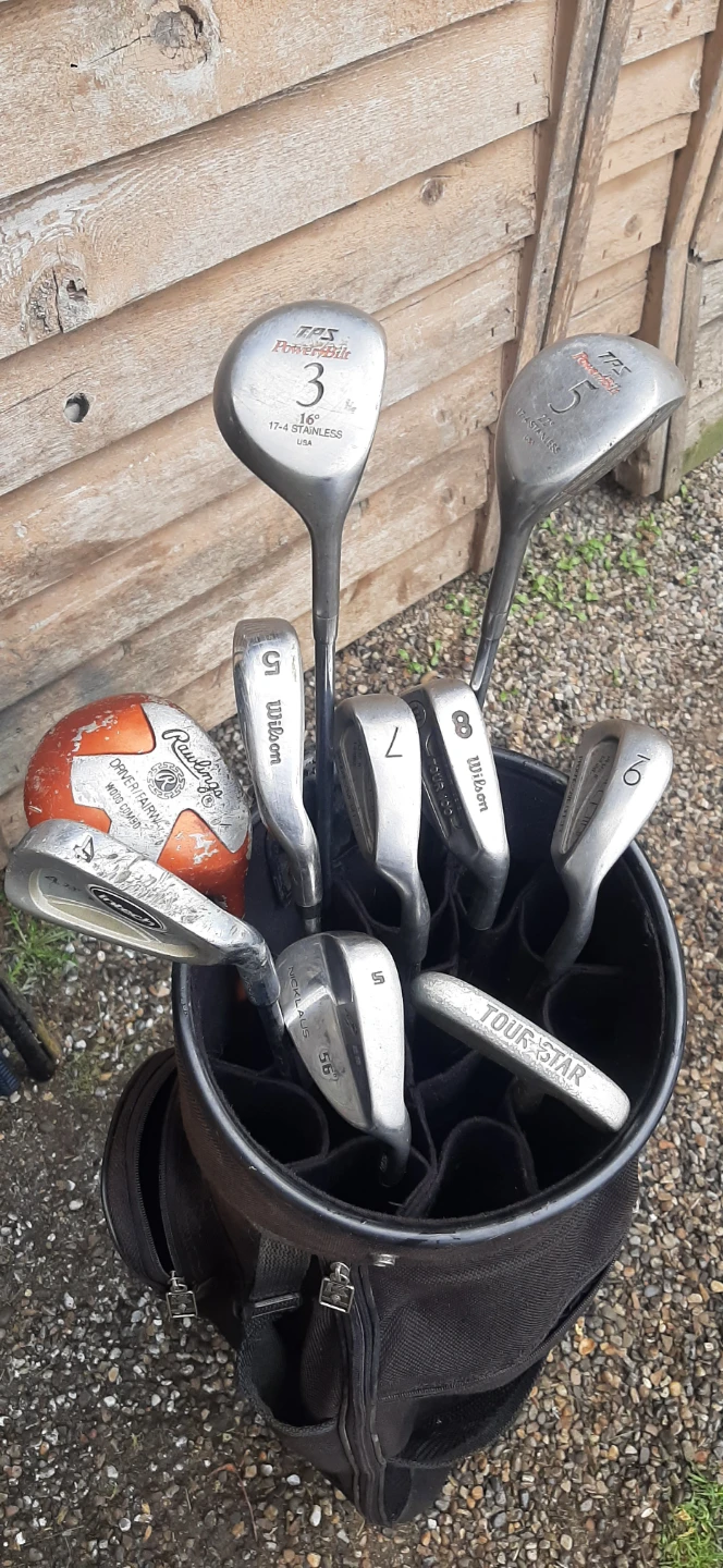 Set Of Men's Right Handed Golf Clubs With Bag - photo 2