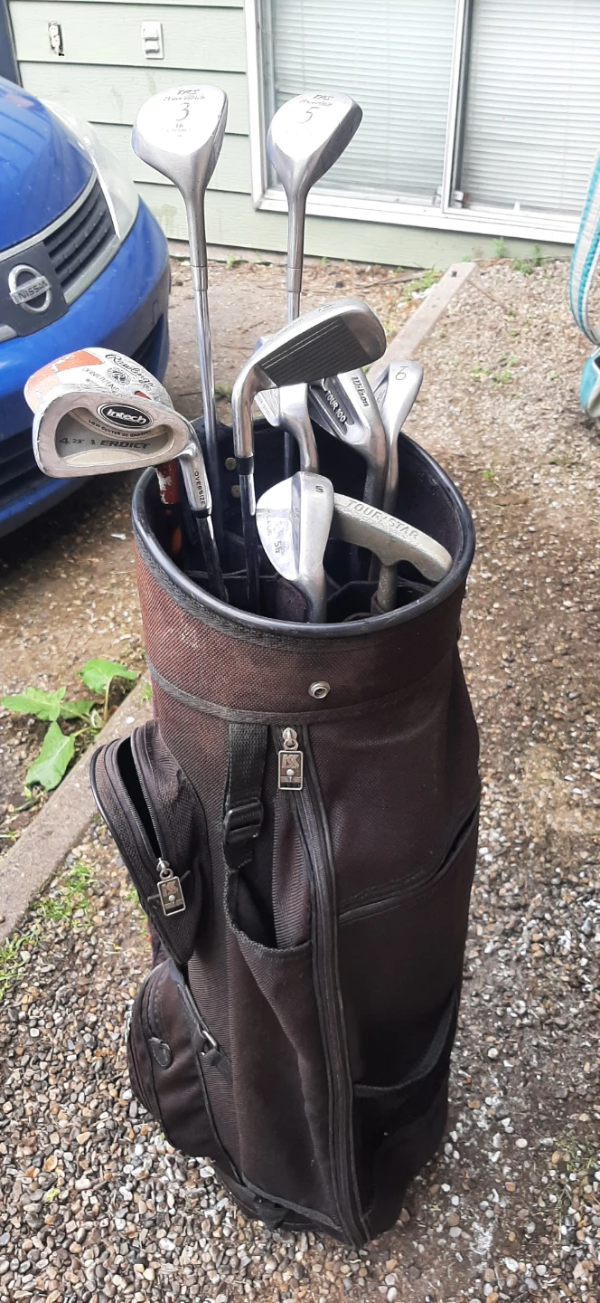 Set Of Men's Right Handed Golf Clubs With Bag - photo 3