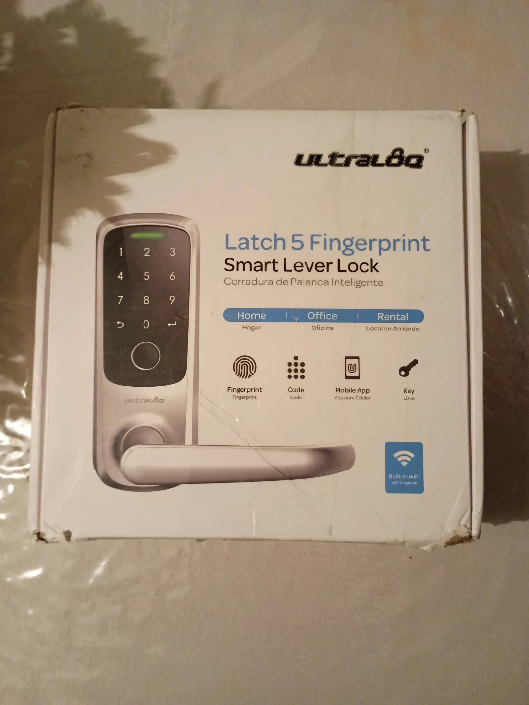 Ultraloq Latch 5 Fingerprint Smart Lever Lock - photo 2