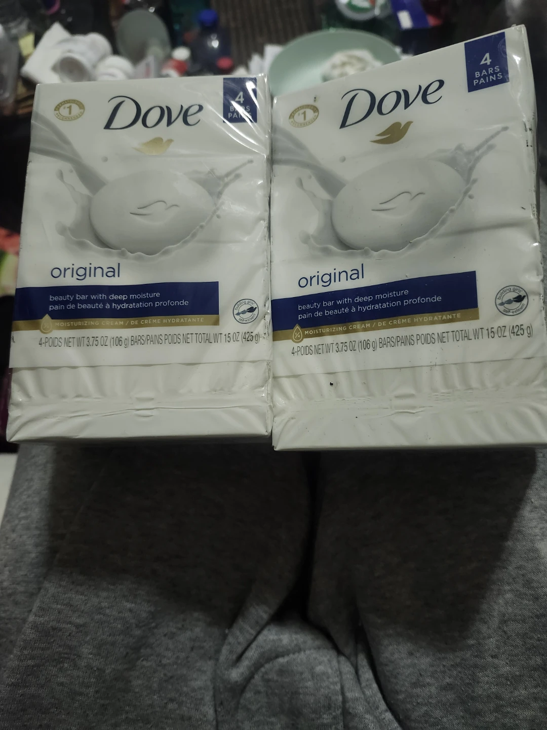 Dove Original Beauty Bar Soap - 8 Bars (2 x 4-packs)