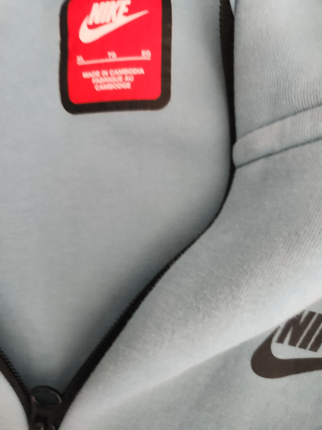 Nike Tech Fleece Hoodie Light Blue XL - photo 2