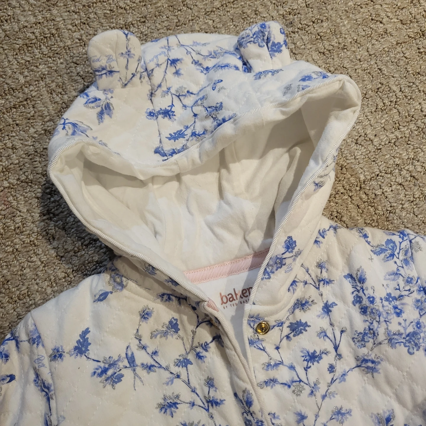 Baker by Ted Baker Quilted Floral Baby Romper - photo 4