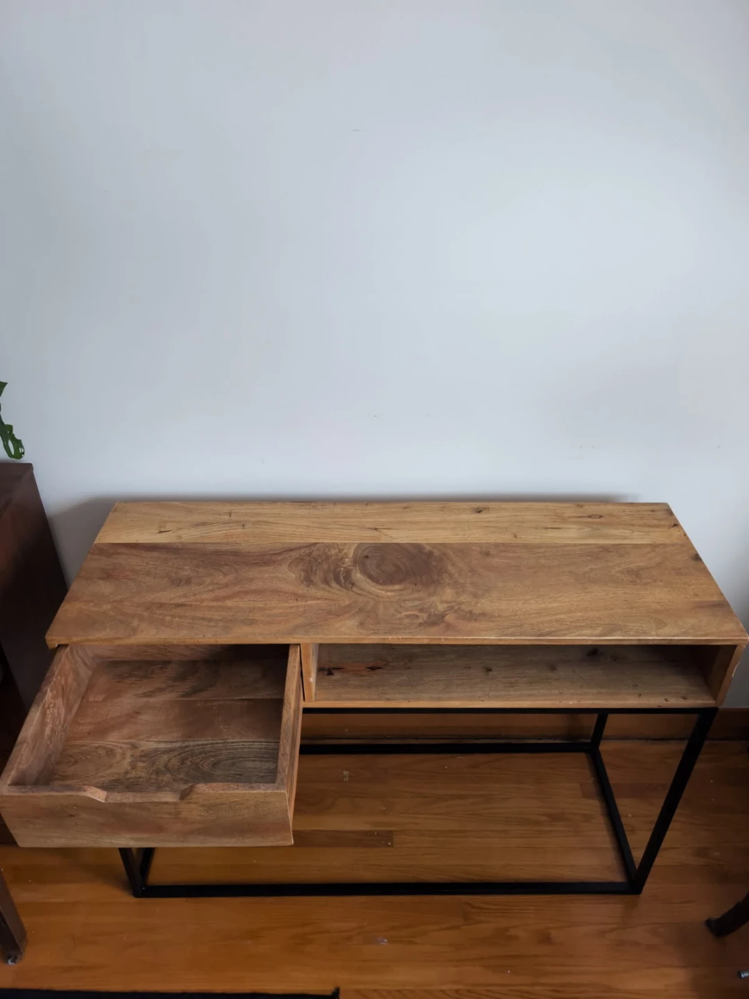 Wood and Metal Console Table - photo 2