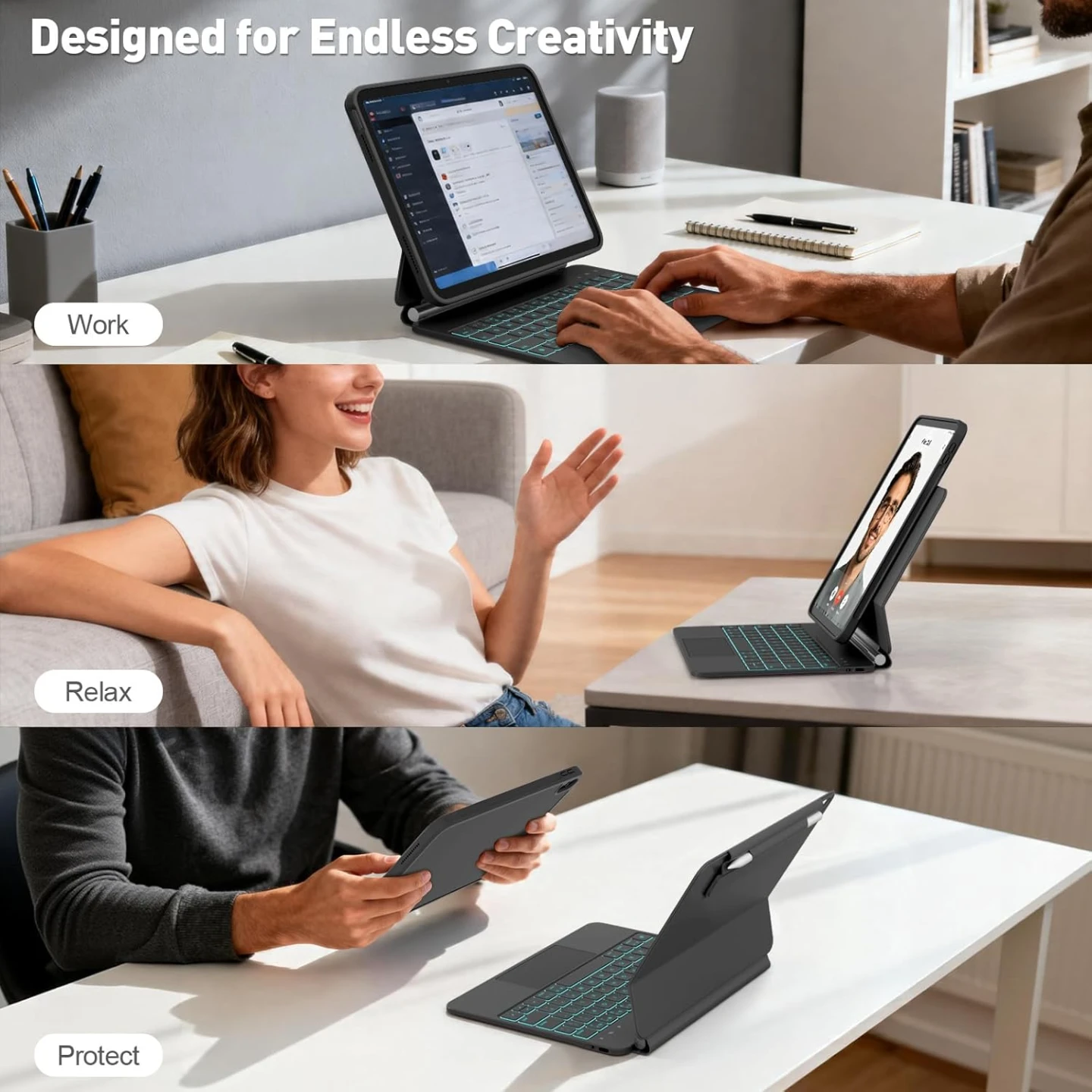Keyboard Case for iPad 11" 2025/2025 (10th Gen) - photo 4