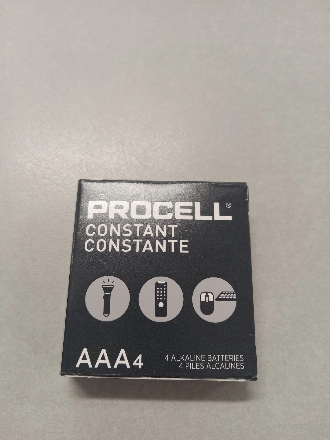 Procell AAA Alkaline Batteries - 4 Pack