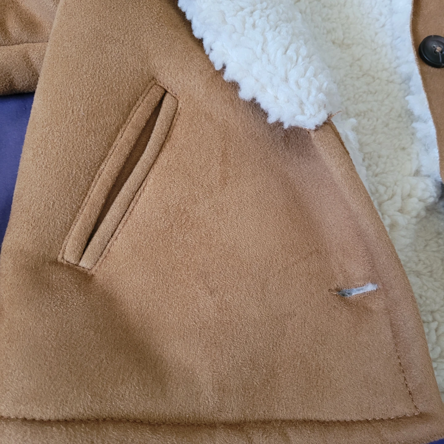 Zara Baby Boys Sherpa Lined Winter Jacket - 9-12 Months - photo 3