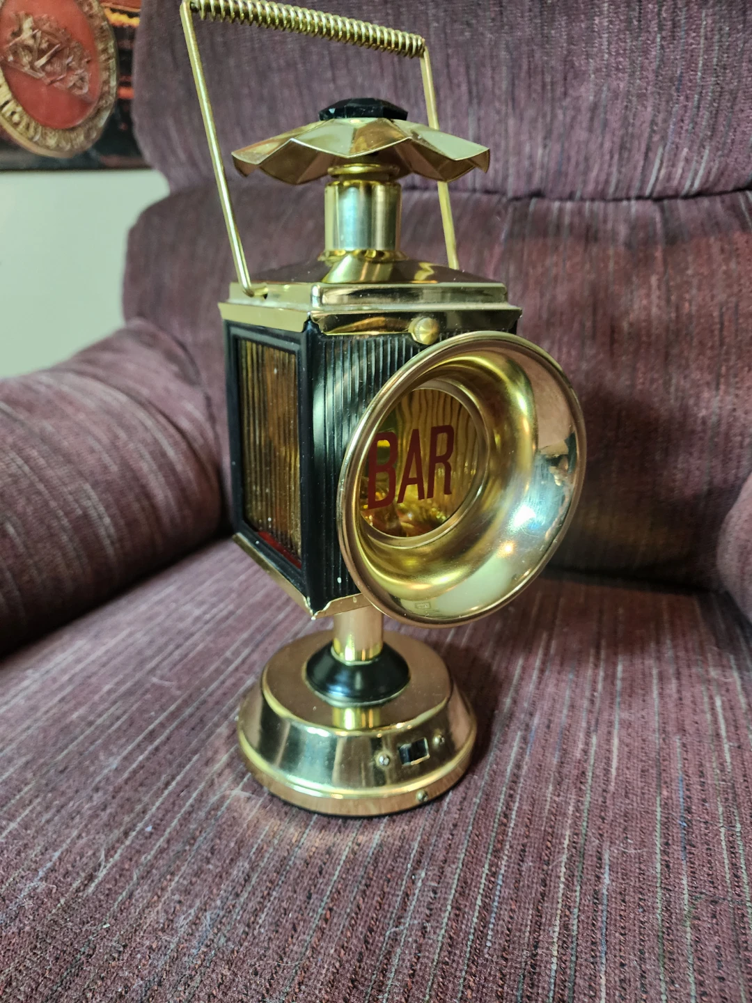 Vintage "BAR" Lantern Decor - photo 2