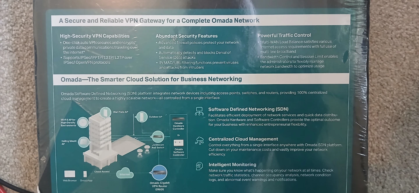 TP-Link Omada ER605 Gigabit VPN Router - photo 3