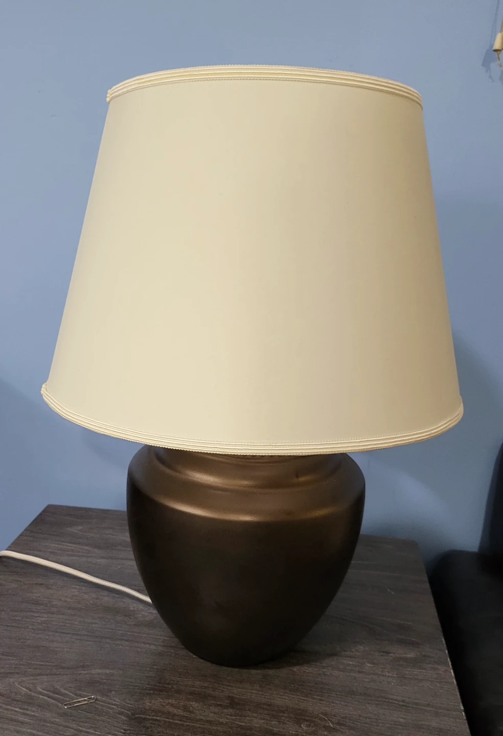 Table Lamp ,Cream Shade