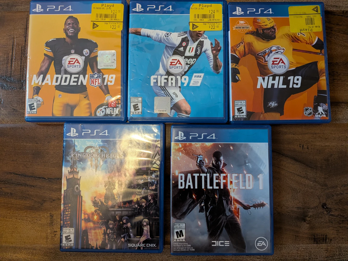 PlayStation 4 Games Bundle: Madden, NHL, FIFA