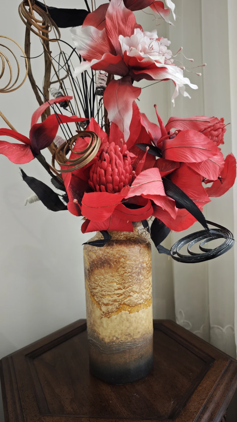 Artificial Flower Arrangement with Vase - photo 2