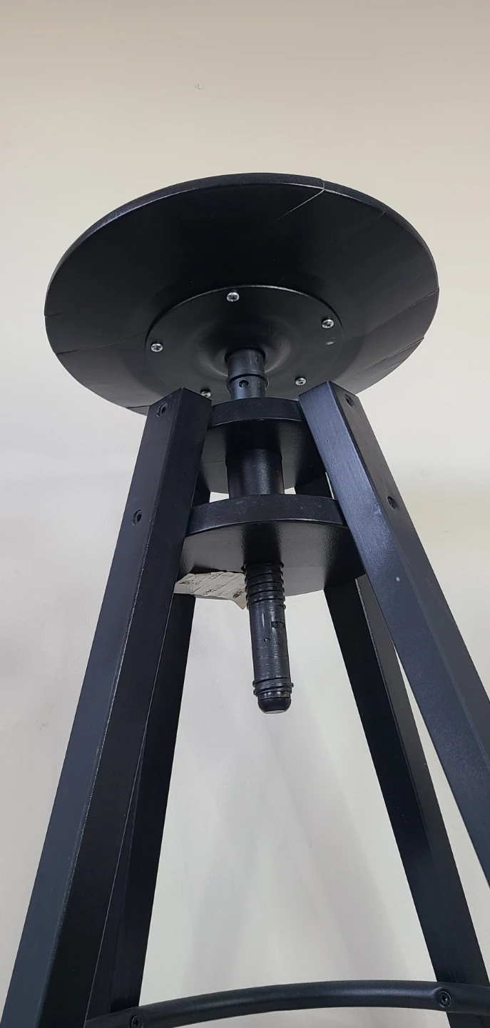 Black Adjustable Bar Stool IKEA Dalfred - photo 4