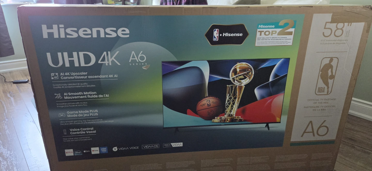 Hisense 58" UHD TV Brand New in Box